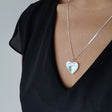 Corazón de plata de Ley 925